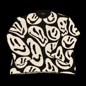 Lazy Oaf Smiley All Over Sweater